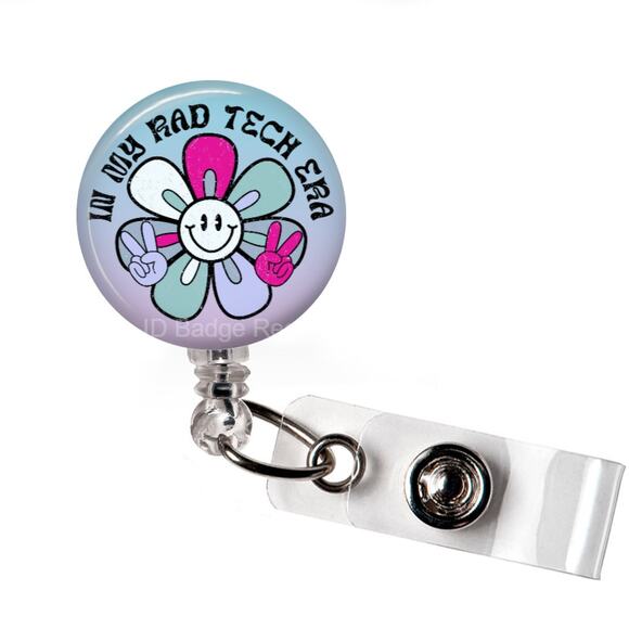 In My Rad Tech Era ID Name Tag Badge Holder * Radiologic Technicist * X-Ray * - Picture 1 of 5